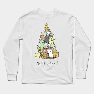 Merry Catmas Long Sleeve T-Shirt